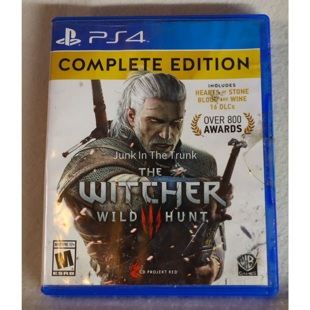 Ps4 The Witcher Wild Hunt Complete Edition (Working)
